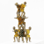 Boukaré Bonkoungou - La Victoire - 2022 - 90cm H x 50cm W - 30cm W - Bronce and traditional fabric bogolan