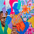 Ajarb Bernard Ategwa - New Design 1 - 2024 - 150cm x 150cm W - Acrylic on canvas