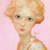 portrait of woman with short hair on a pink background