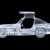 Nick Veasey x-ray photograph of 1955 Mercedes 300sl Gulfwing