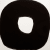 "Circle Series 4, Black" original painting by artist Ted Collier