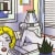 Roy Lichtenstein 1923-1997 Roommates 1994 Relief print on Rives BFK mold-made paper. From the Nude Series Sheet: 64⅛ x 51⅛ (162.9 x 129.9) Image: 57⅞ x 45 3/16 (147 x 114.8) Inscriptions: Numbered, signed (rf Lichtenstein), and dated (’94) in pencil, lowe