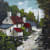 Welsh cottages painting