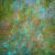 A painting of predominantly green swirling lines and blotches by artist David Whitaker.