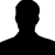 Stylised silhouette of the head and shoulders of a person.