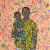 meka Udemba - Point of Origin Nr 1 - 2021 - 120cm H x 110cm W - Mixed media on canvas