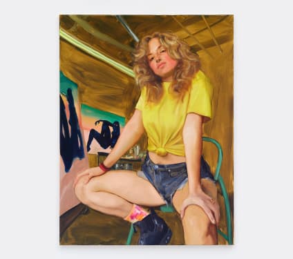 Jenna Gribbon, The Artist Eroticized (Robin), 2020