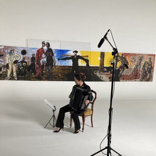'And It Came To Pass' an installation of art and music by Chris Gollon & Yi Yao