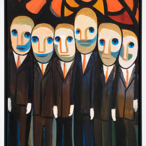 Faith Ringgold, Early Works #15: They Speak No Evil, 1963