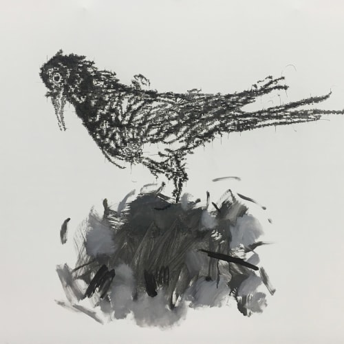 Ye Yongqing 葉永青, Bird and Nest, 2018