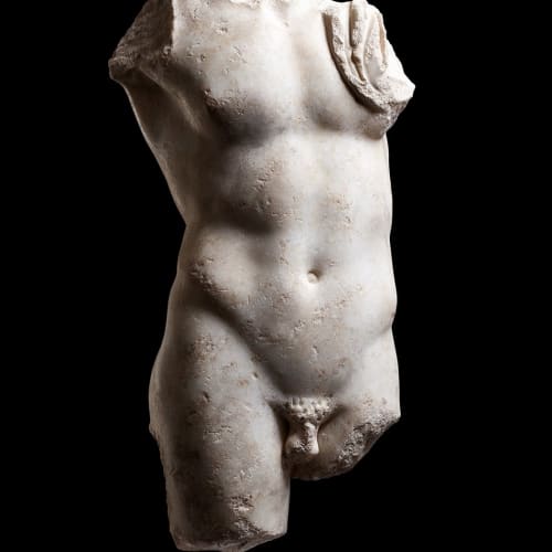 Antiquity  Torso of a Male, 1st-2nd century A.D.  Marble  22 x 9 x 8 in  56 x 23 x 20 cm