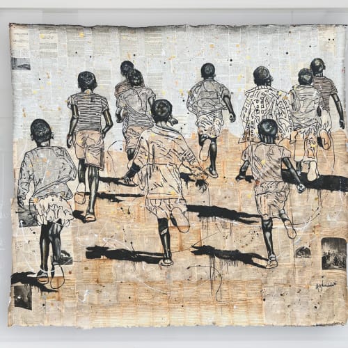 Andrew Ntshabele, Tales Woven Together III, 2024