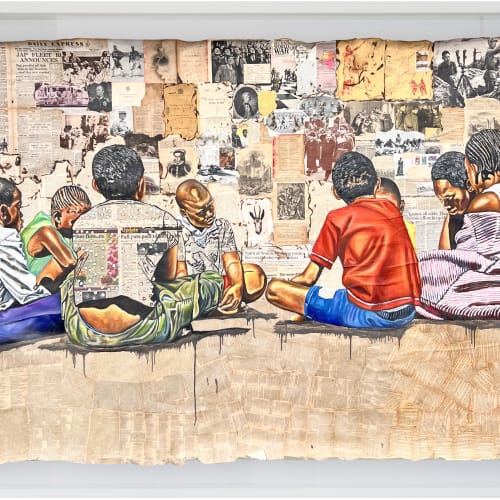 Andrew Ntshabele, Tales Woven Together IV, 2024