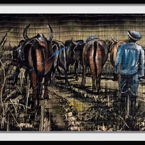 Fumani Maluleke, Murisi ( Looking after cattle), 2023