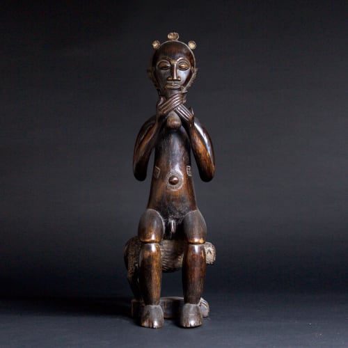 Baule Figure of a Man, 19th - 20th century  Wood  height 73 cm  height 28 3/4 in