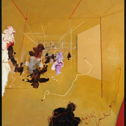 Constant  Happening, 1973  Oil on linen  139.8 x 130 cm