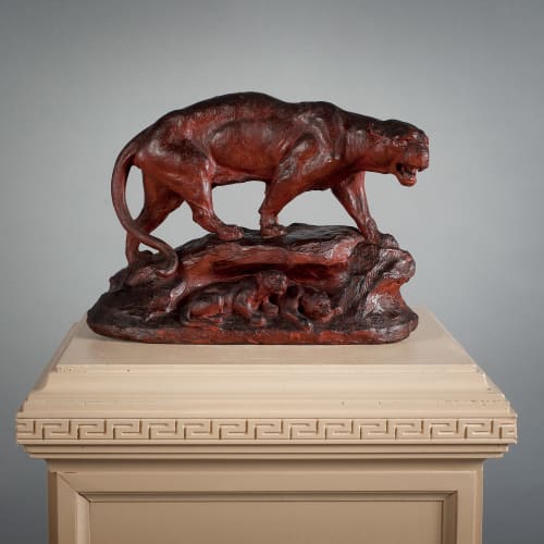 A Wax Sculpture of a Lioness, Second half 19th Century