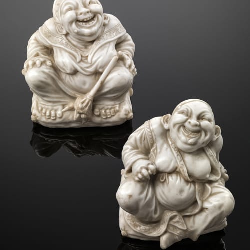Giovanni Bonazza, PAIR OF CHINESE PAGODA FIGURES