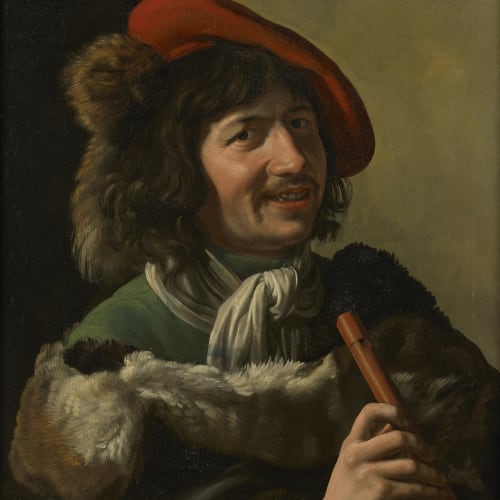 Attribuited to Theodoor Rombouts, Farmer with flute