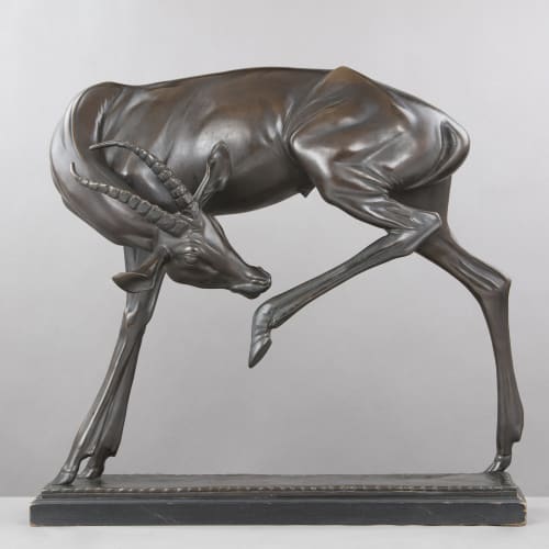 Sirio Tofanari, Bronze figure of a gazelle