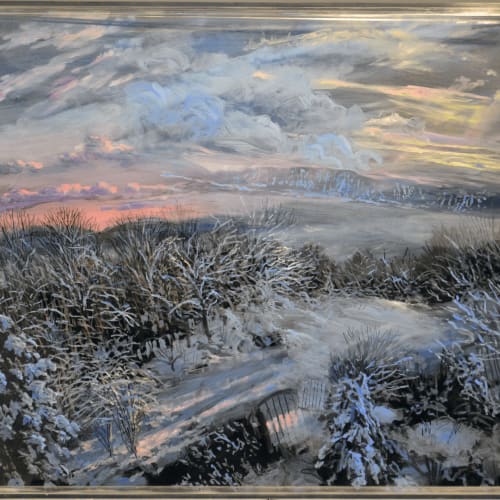 Martin Weinstein, Snowy Evenings, One Year Over Another , 2021