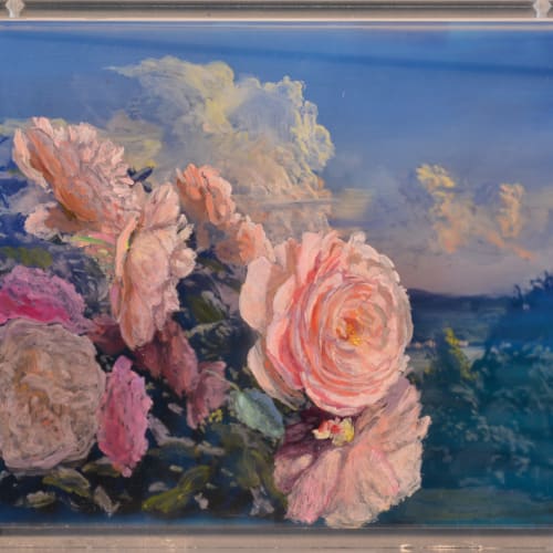 Martin Weinstein, Roses and River, Late Evening Over Early Evening, , 2020
