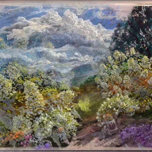 Martin Weinstein, Hydrangeas, One Day Under Another , 2021