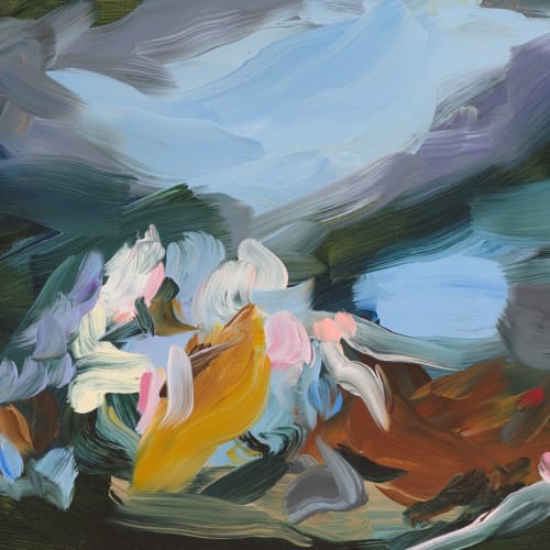 Elise Ansel  Study for After Fools Rush In, 2015  Oil on Canvas  30.5 x 40.6 cm 12 x 16 in.