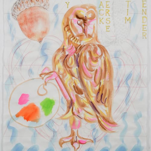 Maria Pask, I am Michelangelo's Owl, 2024