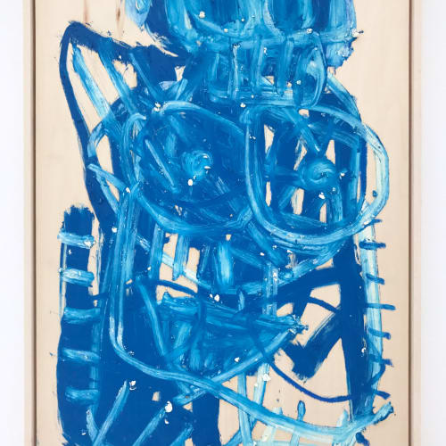 Anne-lise Coste, Blue Nude Woman (monk) , 2017