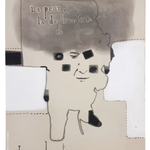 Jean Michel ALBÉROLA, Sans titre (La peur, la destruction, et la bonté), 2012
