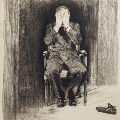 Clare Shenstone, Seated Man: Malcolm, 1984