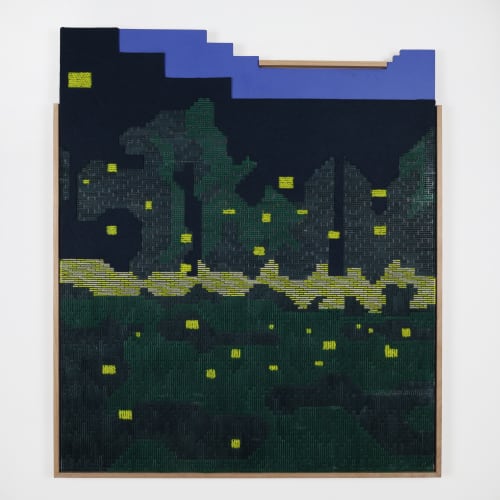 Azadeh Gholizadeh, Fireflies, 2023
