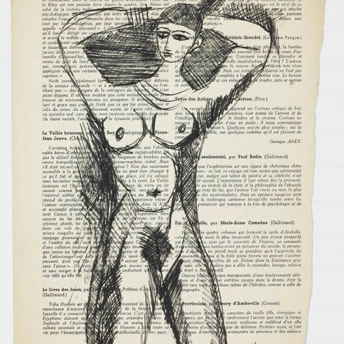 Francis Newton Souza, Standing Nude, 1952