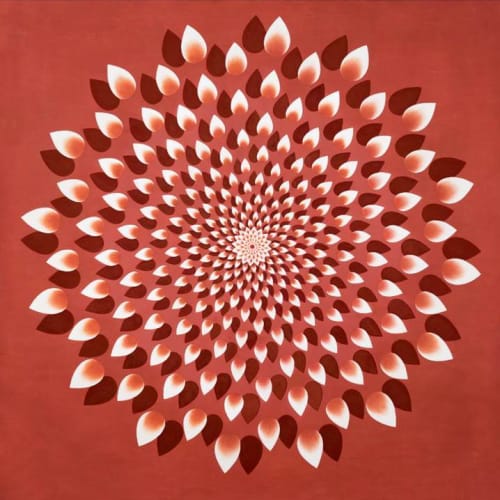 Olivia Fraser, 1000 Petals (Red), 2016