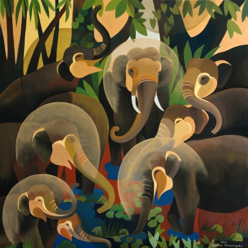 Senaka Senanayake, Elephants, 2015