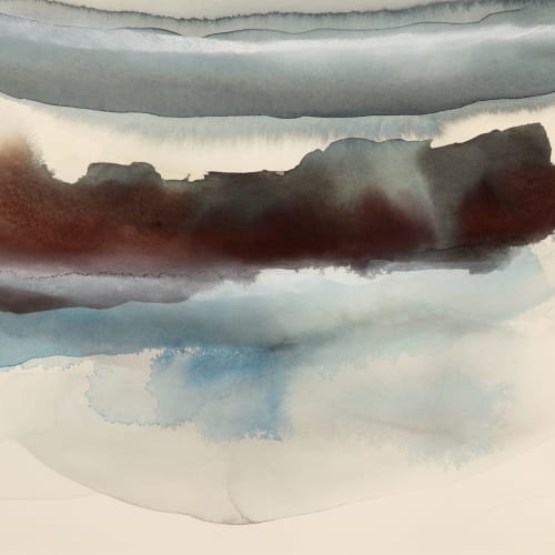 Peter Davis RSW  Lönabrack, 2019  watercolour on paper  60cm x 90cm