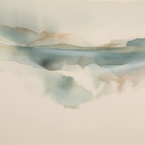 Peter Davis RSW  Fosk, 2019  watercolour on paper  60cm x 90cm