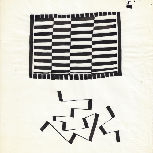 Mehdi Moutashar, Sketches, Paris, 1968