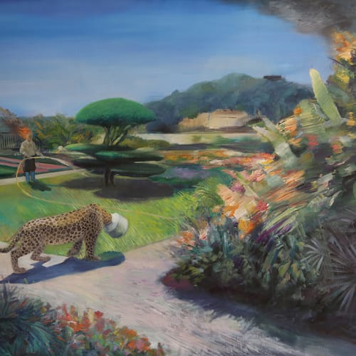 Wu Xihuang 吳曦煌, Testament of Horse Abdomen - Leopard Runs Away And Falls Into The Trap 《馬腹遺書——出走的花豹掉入陷阱》, 2016