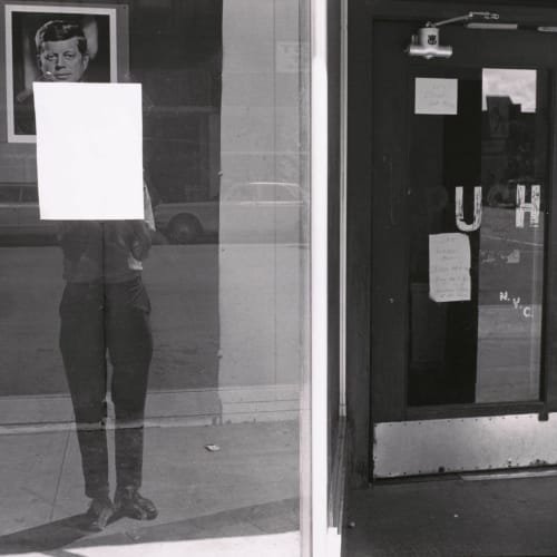 Lee Friedlander, Colorado (Self Portrait with JFK), 1967