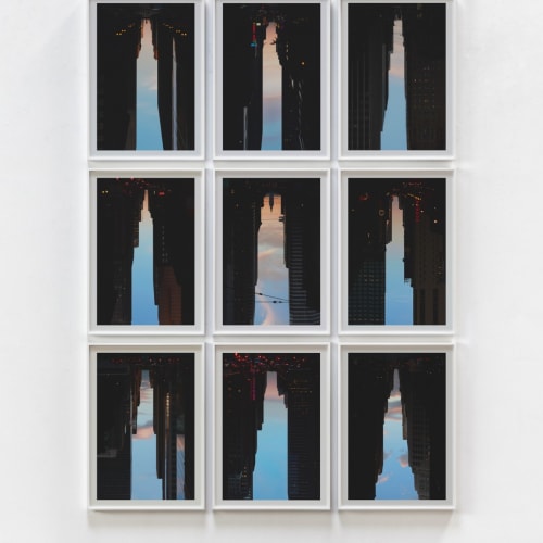 Peter Wegner, Buildings Made of Sky (Dusk to Dawn), 2024