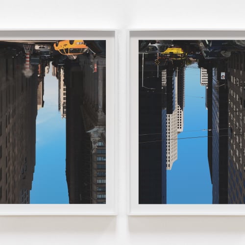 Peter Wegner, Buildings Made of Sky (NY/SF), 2023