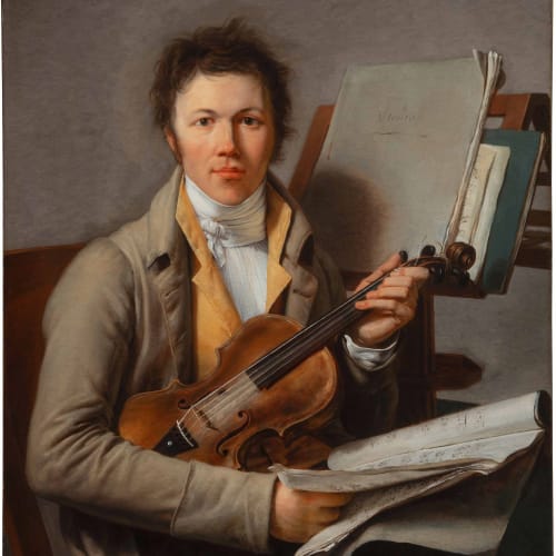 Jacques Antoine Lemoine, Ritratto del violinista Jacques Pierre J. Rode, 1810