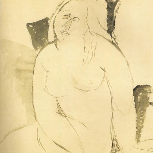 Amedeo Modigliani, Nudo femminile seduto, 1915