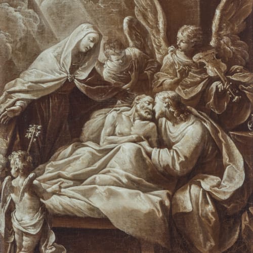 Giovan Gioseffo Dal Sole, La morte di San Giuseppe, 1710