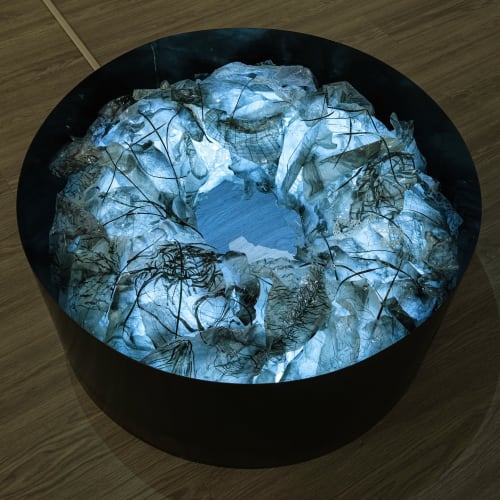 謝鴻均, 《記憶的皺褶 IV-3》 Crumpled Memory IV-3, 2022