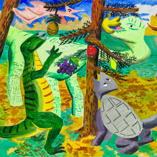 楊立, 《恐龍樂園之秋》Dinosaur Paradase - Autumn, 2023