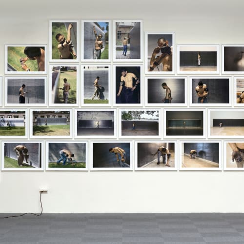 石晉華, 《走鉛筆的人》過程影像 Pencil Walker Image of procedure, 1996-2015