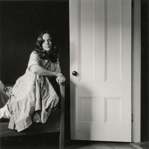 Melissa Shook, Wellfleet, November 1973 (sitting by the door), 1973
